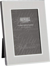 2" X 3" Plain Satin Silver