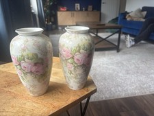 Pair Of vintage porcelain vase