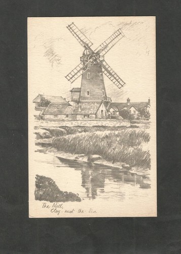 Postcard norfolk cley - postcard,