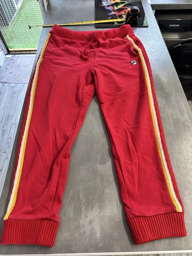 Vintage fila track pants large - pants,