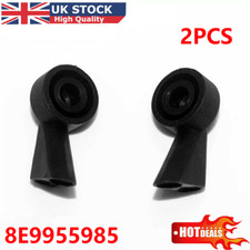 2x Rear Wiper Washer Nozzle Spray Jet Black For Audi A1 A3 A4 A6 Q7 8E9955985 UK