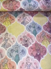 Disney Princess Cotton Fabric sold by meter 44” wide