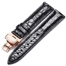 Crocodile Leather Strap High-grade Alligator Grain Genuine Leather Watch Band