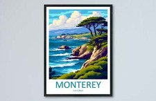 Monterey Bay Travel Print Wall