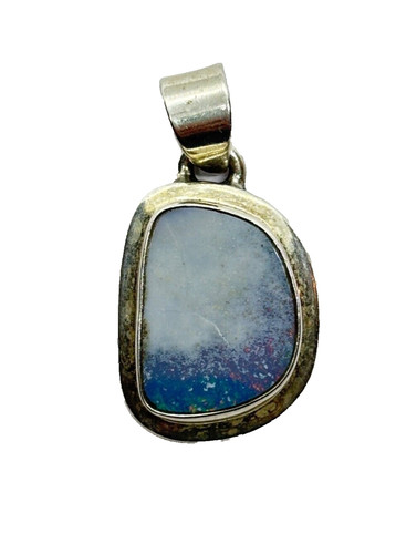 Sterling silver mounted - mounted, opal