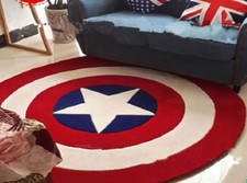 Round Captain America Shield