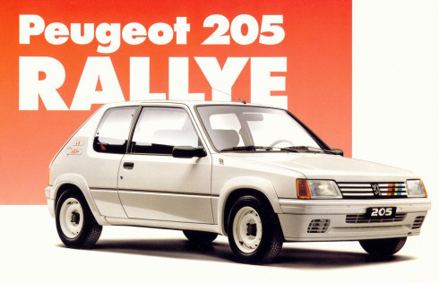 Peugeot 205 rallye wide wheel - peugeot,