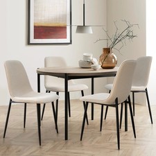 Set of 4 Modern Upholstered