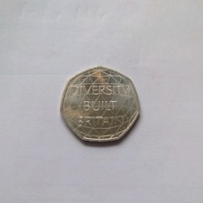 50 Pence Coin Diversity Built Britain 2020 50p circulated 