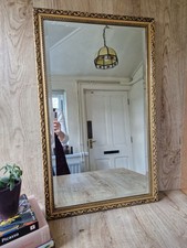 Beautiful Large Vintage Antique-style Mirror Gilt Gold Ornate Wall Mirror