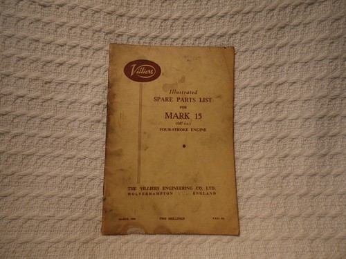 Vintage villiers mark - mark, 15