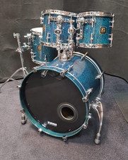 Sonor Delite Drumset Birdseye Azure Drum Shellset Made in Germany