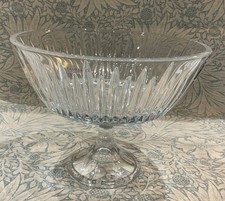 Irish Crystal galway Willow 8.5” Footed Bowl In Original Box