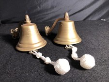 Wall Mount Brass Bells Set