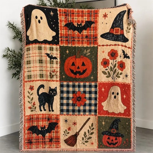 Halloween throw blanket with - throw,