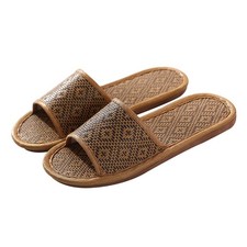 1 Pair Rattan Slippers