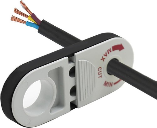 Cable stripper tool for round - for,