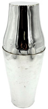 Large Parisian Style Silver Plate Cocktail Shaker by Liberty of France – C. 1930