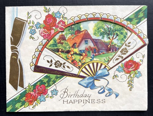 Victorian birthday greeting - victorian,