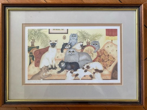 Signed framed print linda jane - framed,