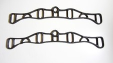 'Pair' of Black Cast Iron Rack Ends for Four Slat Ceiling Clothes Pulley Airer 