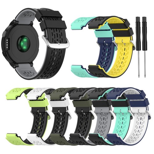 Silicone black gray - black+gray, watch