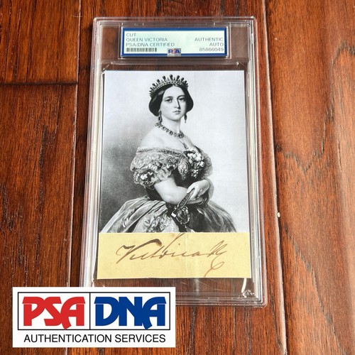 Queen victoria autograph cut - autograph,
