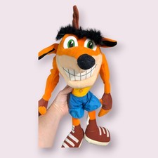 Vintage Crash Bandicoot Soft Toy Plush Universal Studios Play by Play 