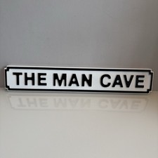 The Man Cave Sign Bar Man Shed Wooden Sign Gift Idea Game Room Home Cinema