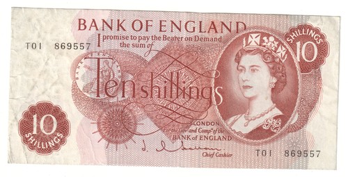 Bank england shillings - of, 10