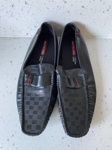 Bata red label black faux - label,