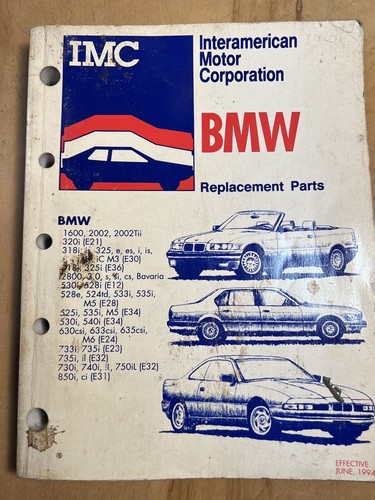 Imc replacement parts catalog - replacement,