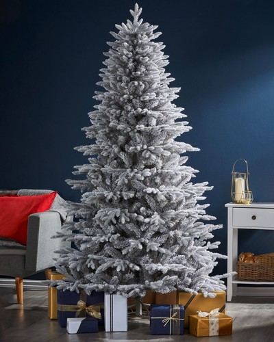 6ft 7ft christmas tree snow - christmas,