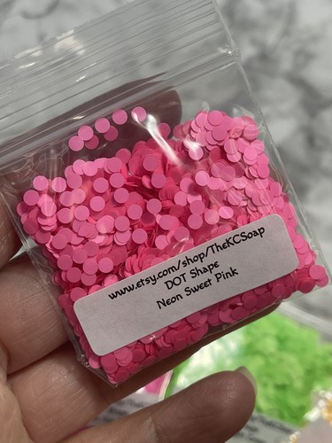 Neon sweet pink dots shape - neon,