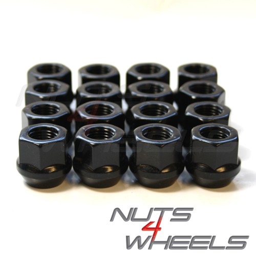 Black open wheel nuts - x,