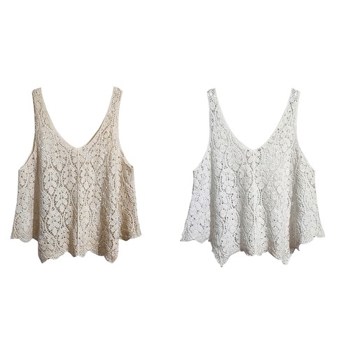 Fashion crochet for tank tops - for,