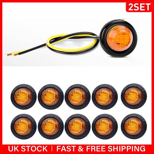 200pcs amber led marker - 200pcs,