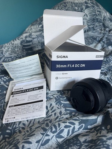 Sigma 30mm dn c - f/1.4, lens