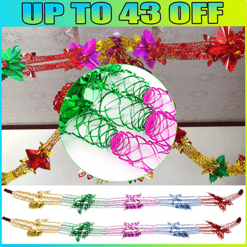 Christmas foil garland - 4x,