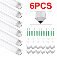 6 Pack LED Aluminium Channel