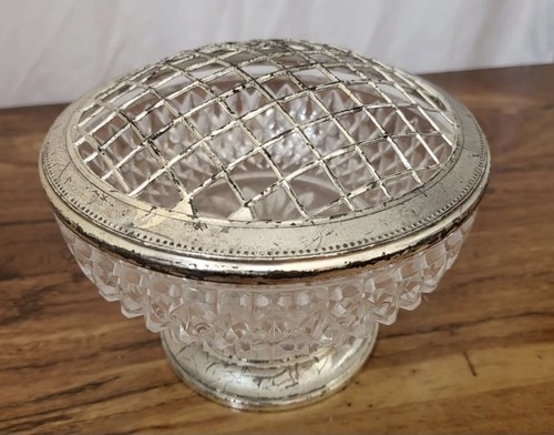 Vintage heavy cut glass - vintage,