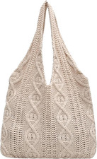 Women chunky knit shoulder - knit,