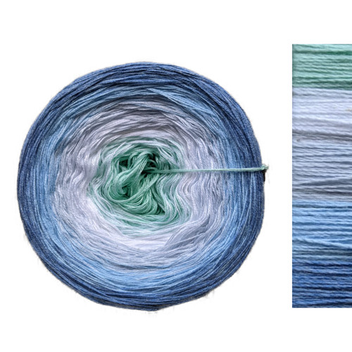 Blue paradise cotton - blue, cotton/acrylic
