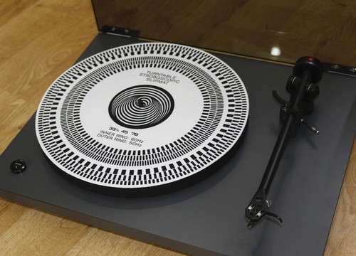 Turntable slipmat stroboscope - turntable,