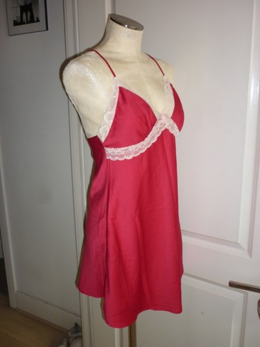 Sexy silky red - red, negligee