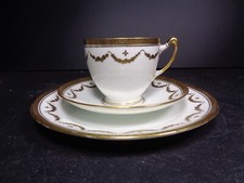 Star China Paragon Bone China - Trio - Cup, Saucer & Side plate - Gold Swags