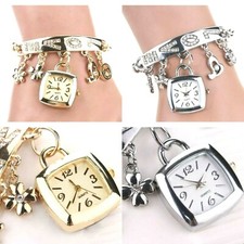 Ladies Bracelet Wrist Watch Quartz Analog Womens Watches Gold Or Silver *UK*