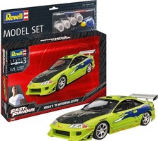 Revell Model Set 67691 Fast & Furious Brian's 1995 Mitsubishi Eclipse 1:25 Scale