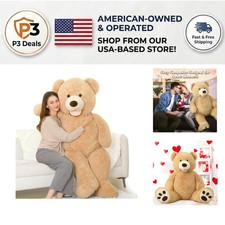 Large 51-Inch Plush Teddy Bear