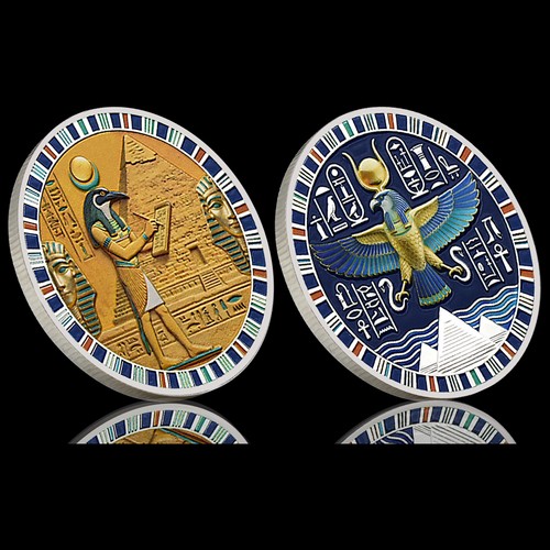 Egyptian god horus pyramid - egyptian,